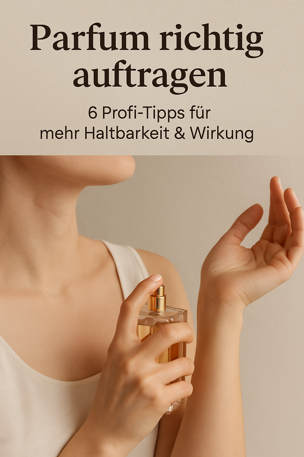 Parfum richtig auftragen – 6 Profi-Tipps für längere Duft-Haltbarkeit