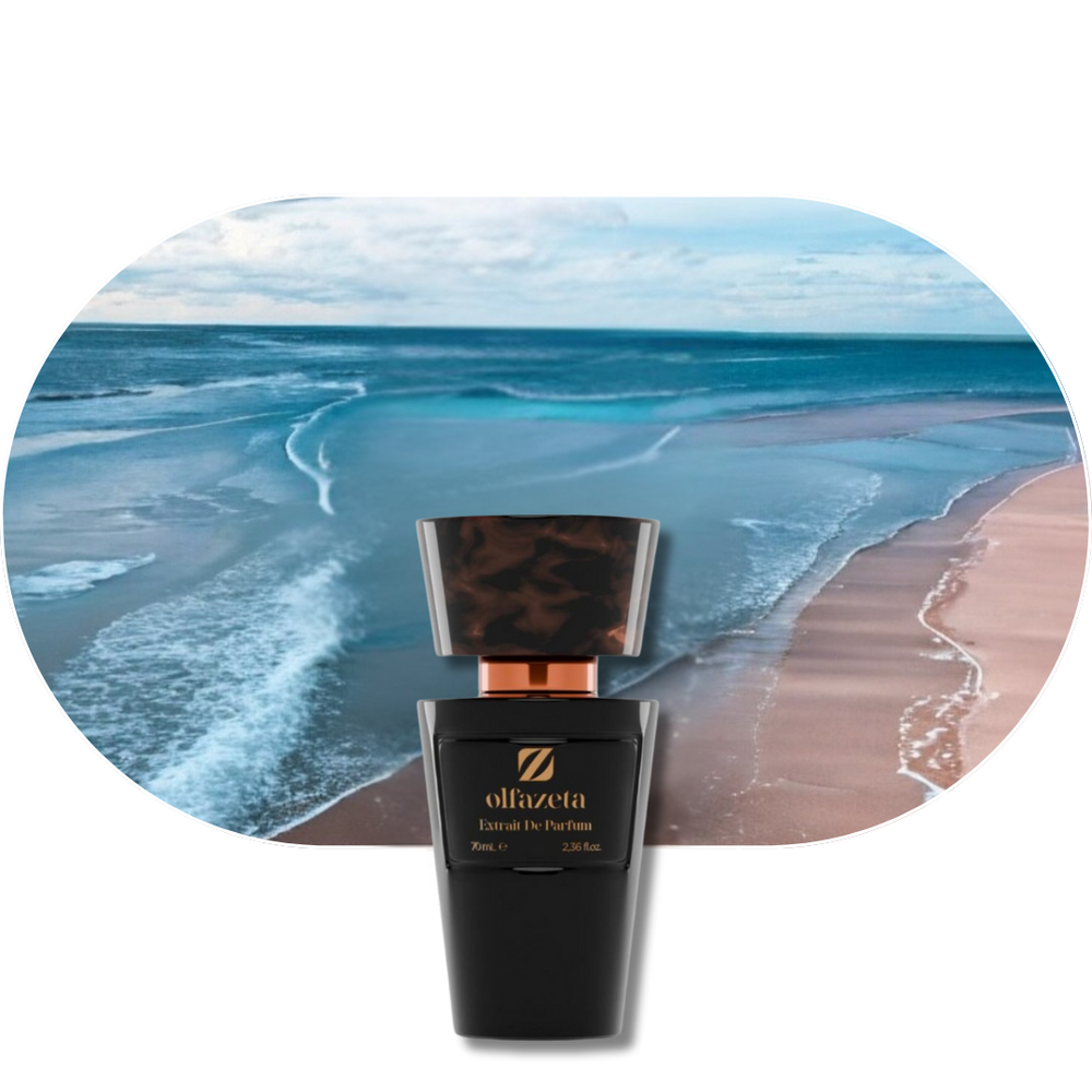 Chogan Parfum 2 Duft mit mineralischer Frische, inspiriert von Meer und Felsen, mit Bergamotte, Jasmin, Ambra und Moschus.