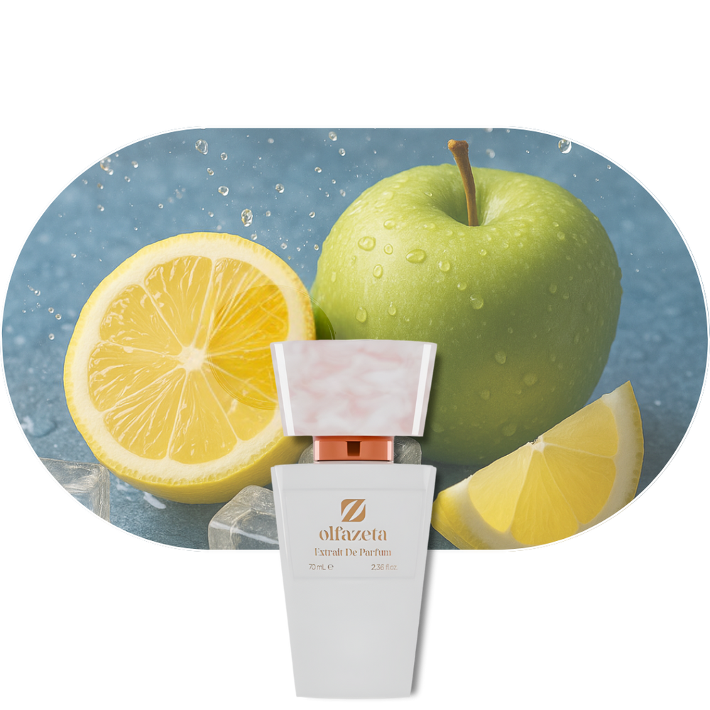 Chogan Parfum 11 mit frischen Noten von Apfel, Zitrone und Moschus in elegantem weißen Flakon