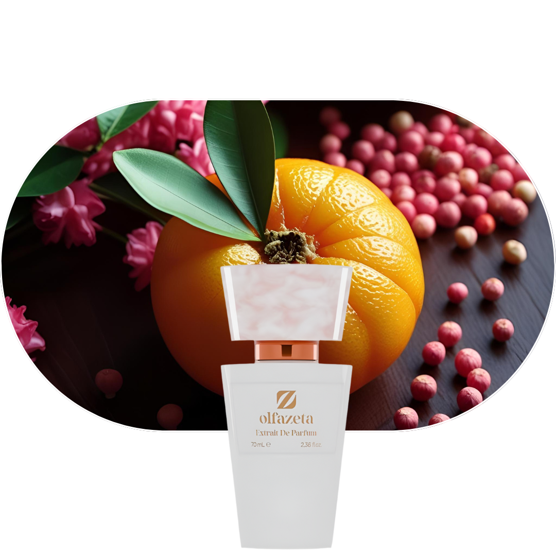 Chogan Parfum 213 Flakon vor Mandarine und rosa Pfeffer, warmer und weiblicher Duft mit Amber, Moschus und Vanille