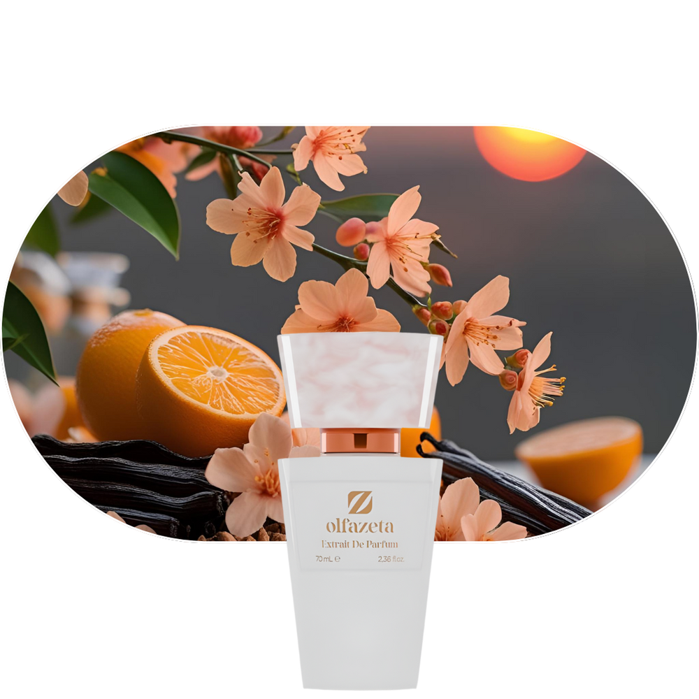 Chogan Parfum 25 mit Duftnoten von Bergamotte, Orangenblüte, Ambra, Moschus, Patschuli, Vanille und Vetiver.