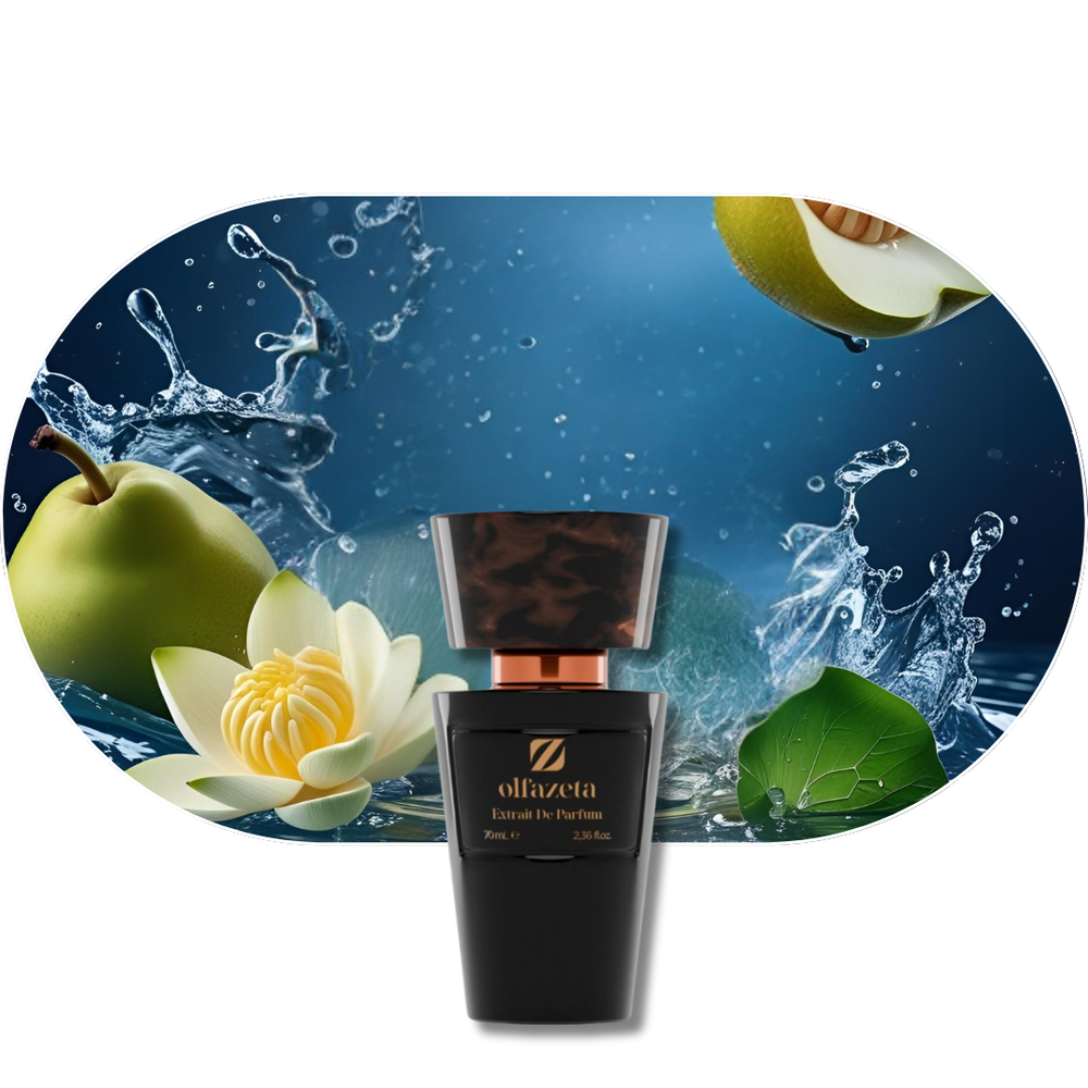 Chogan Parfum 37 Herrenparfüm mit frischen Bergamotte-, Birnen- und Lotusnoten, holzigen Herznoten und warmer Basis aus Benzoeharz, Honig und Moschus.