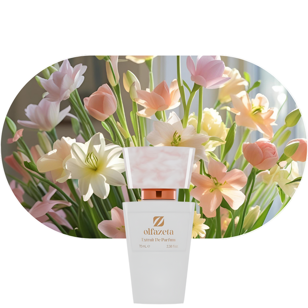 Chogan Parfum 243 Duft mit blumigen Noten, Orangenblüte, rosa Pfeffer, Flieder, Moschus, femininer frischer Duft