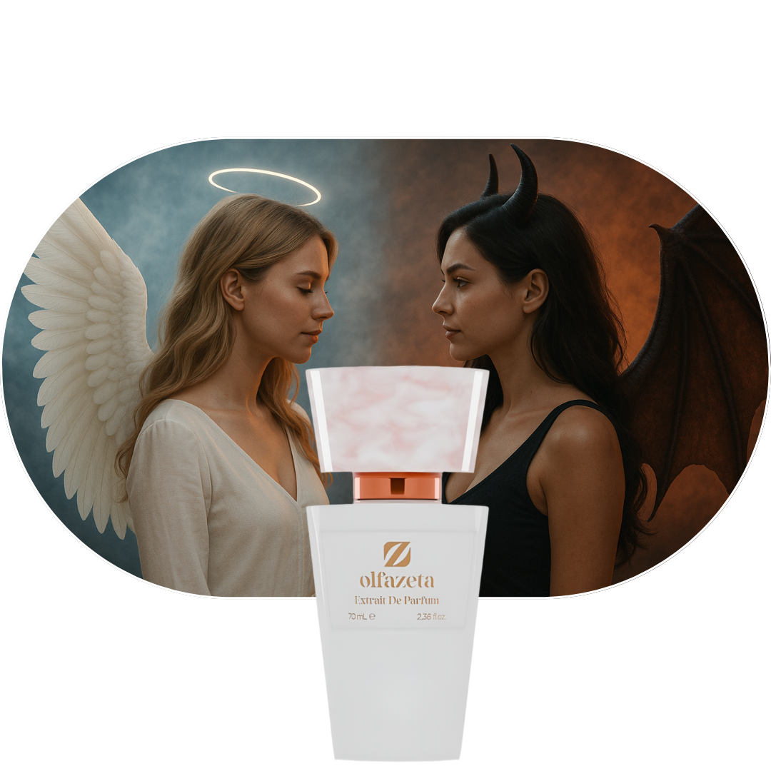 Chogan Parfum 56 präsentiert duale feminine Seiten mit orientalischem Duft, vereint Unschuld und Sinnlichkeit.