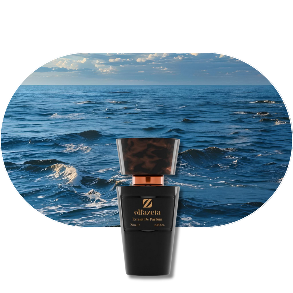 Chogan Parfum 84 Duft mit aquatischen Noten, Bergamotte und Moschus inspiriert vom Mittelmeer und Meereswellen