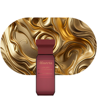 Chogan Parfum 118 Flakon vor goldenem abstraktem Hintergrund, luxuriöser blumig-ambra Duft mit Jasmin, Ambergris und Zedernholznoten.