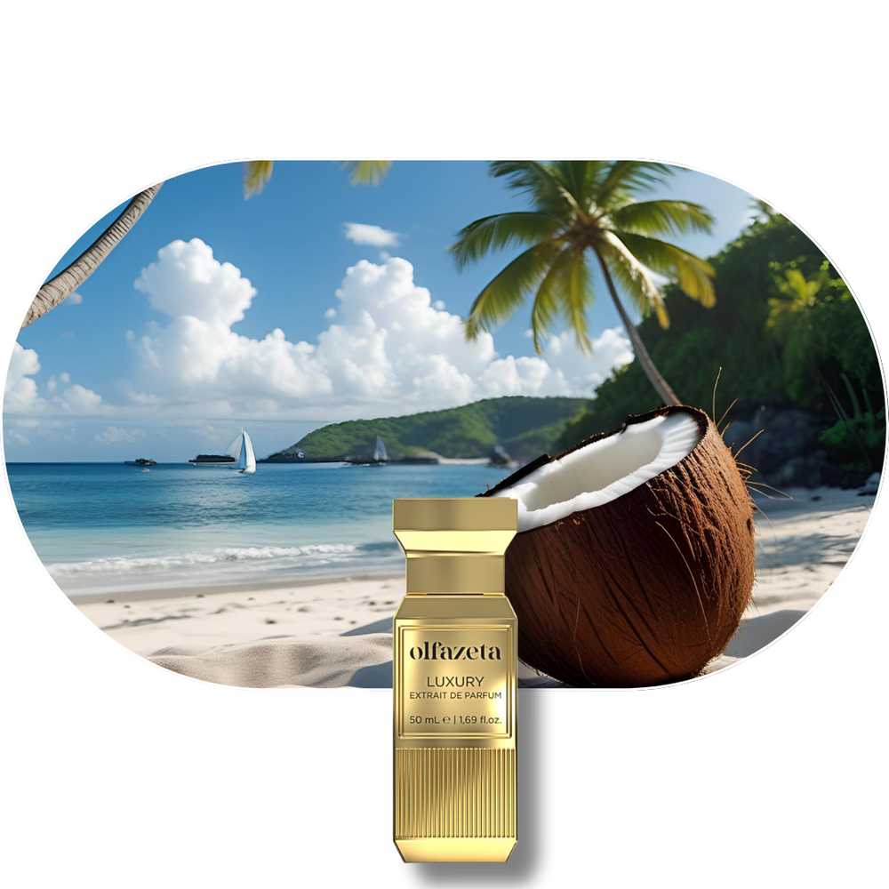 Chogan Parfum 126 Luxusduft mit Bergamotte, Kardamom, Jasmin und Kokosnuss, inspiriert von sonnigen Inseln.