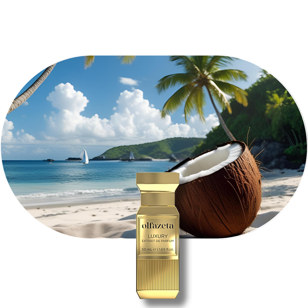 Chogan Parfum 126 Luxusduft mit Bergamotte, Kardamom, Jasmin und Kokosnuss, inspiriert von sonnigen Inseln.