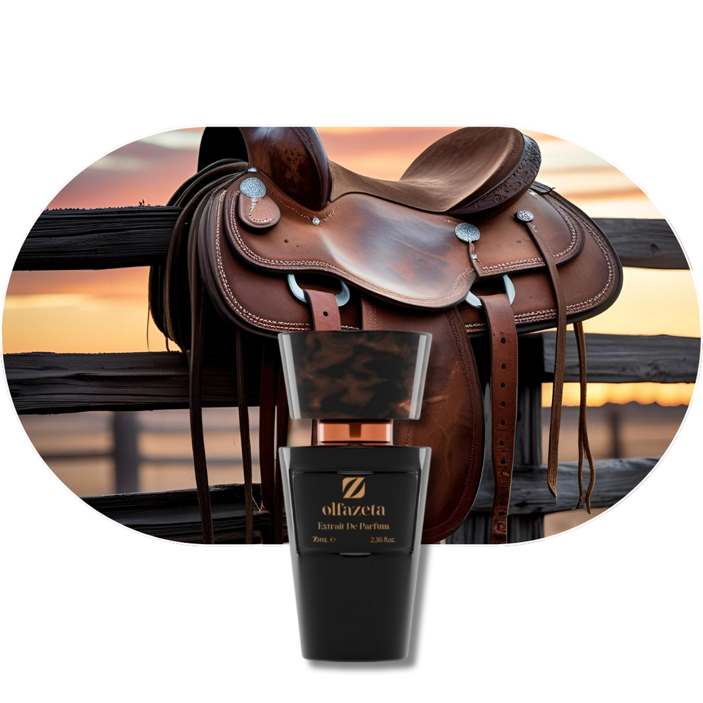 Chogan Parfum 142 Unisex-Duft vor Western-Sattel mit ledernen, kardamom und jasmin Noten