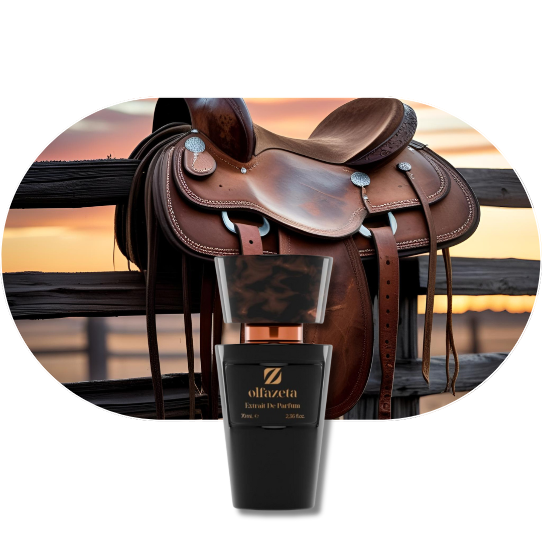 Chogan Parfum 142 Unisex-Duft vor Western-Sattel mit ledernen, kardamom und jasmin Noten