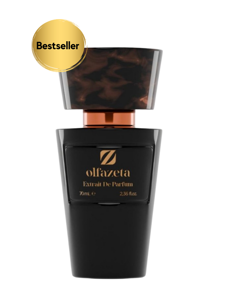 
                  
                    Olfazeta Extrait De Parfum Herren – Bestseller Duft im edlen schwarzen Flakon mit marmorierter Kappe und kupferfarbenem Akzent, 70 ml
                  
                