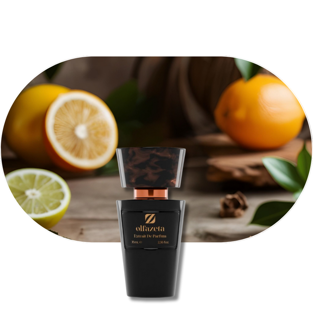 Chogan Parfum 73 mit Bergamotte, Pink Grapefruit, Sandelholz und Moschusnoten, eleganter Duft mit Zitrus- und Holznoten