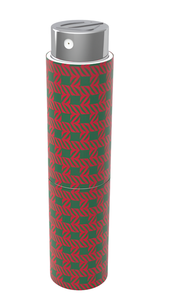 
                  
                    Chogan Cover für Reisegröße 15 ml Parfüm-Etui in rotem und grünem Muster, kompakt und praktisch für Handtaschenduft
                  
                