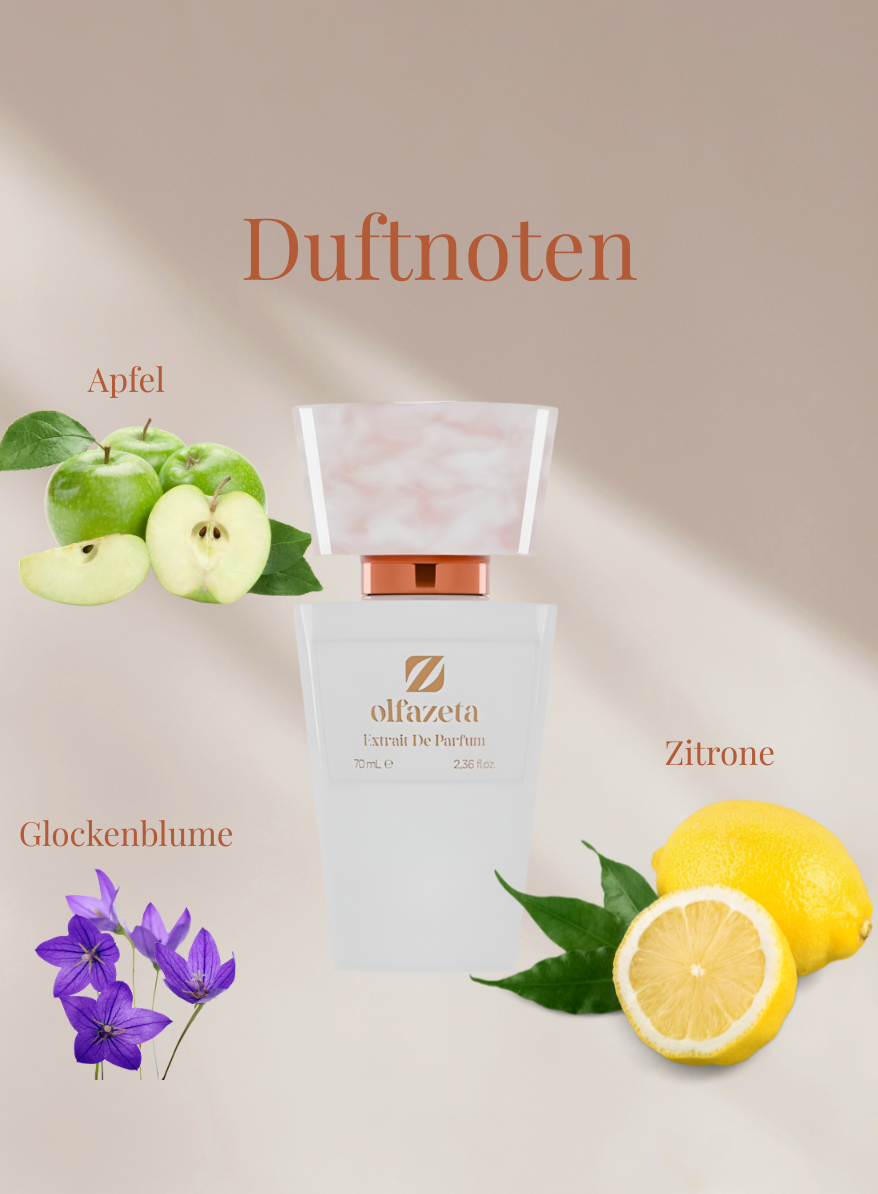 Chogan Parfum 11 mit Duftnoten von Apfel, Glockenblume, Zitrone und eleganter Komposition aus Bambus, Jasmin, Rose sowie Ambra und Moschus.