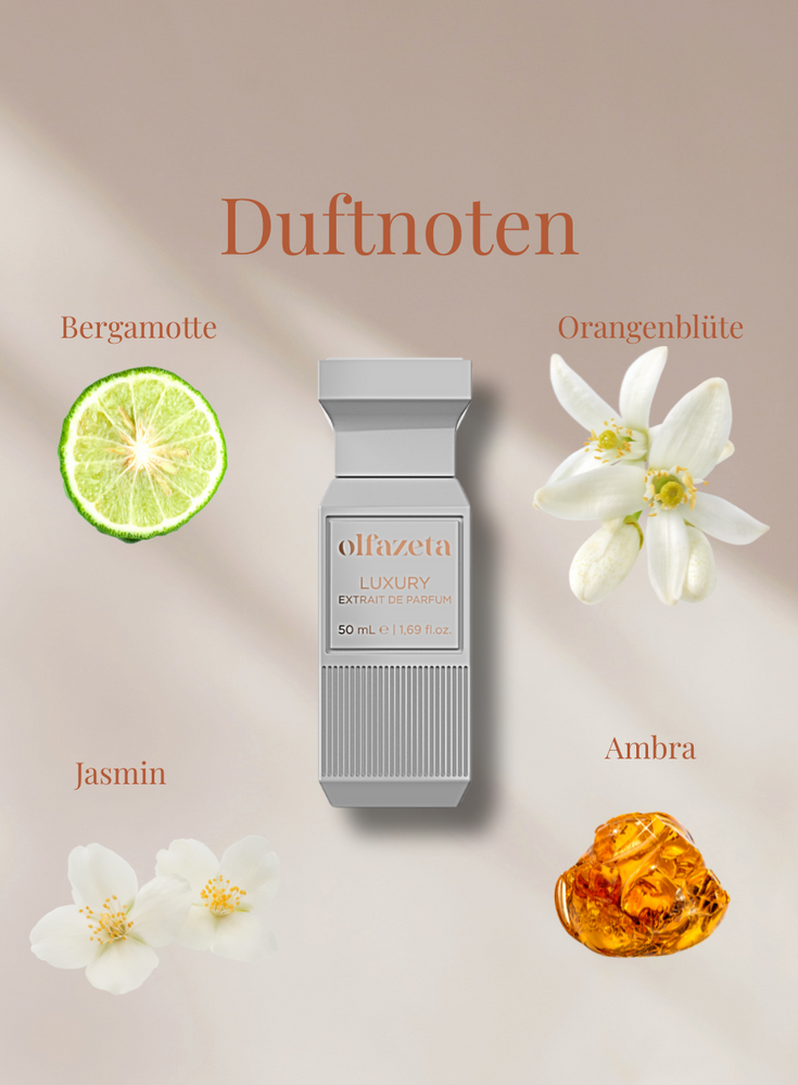 Chogan Parfum 112 Luxus Extrait de Parfum mit Duftnoten aus Bergamotte, Orangenblüte, Jasmin und Ambra in stilvollem Flakon