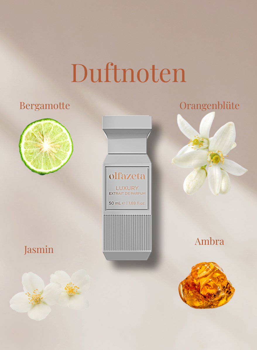Chogan Parfum 112 Luxus Extrait de Parfum mit Duftnoten aus Bergamotte, Orangenblüte, Jasmin und Ambra in stilvollem Flakon
