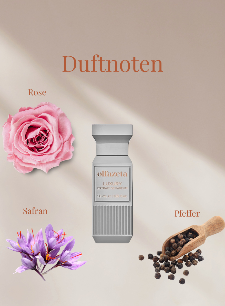Chogan Parfum 139 Unisexduft mit Rosennoten, Safran, Pfeffer und Agarholz für orientalische Eleganz